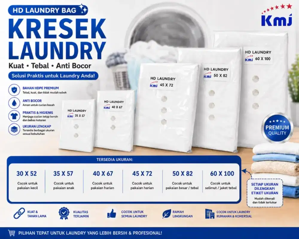 Plastik laundry 3 jari
