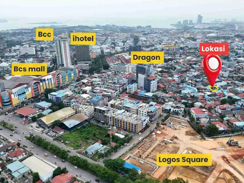 dijual rumah LT 113 M2 Penuin seberang BCS Mall lokasi emas