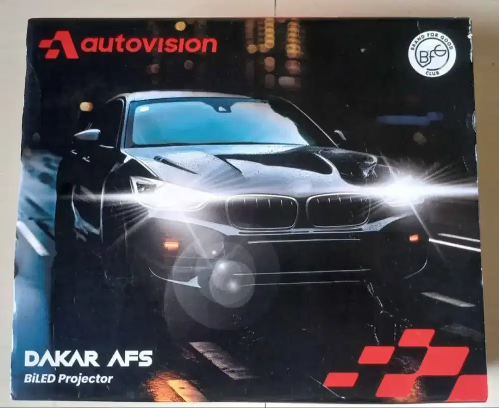 BILED HEADLAMP AUTOVISION DAKAR CARBON AFS 3''