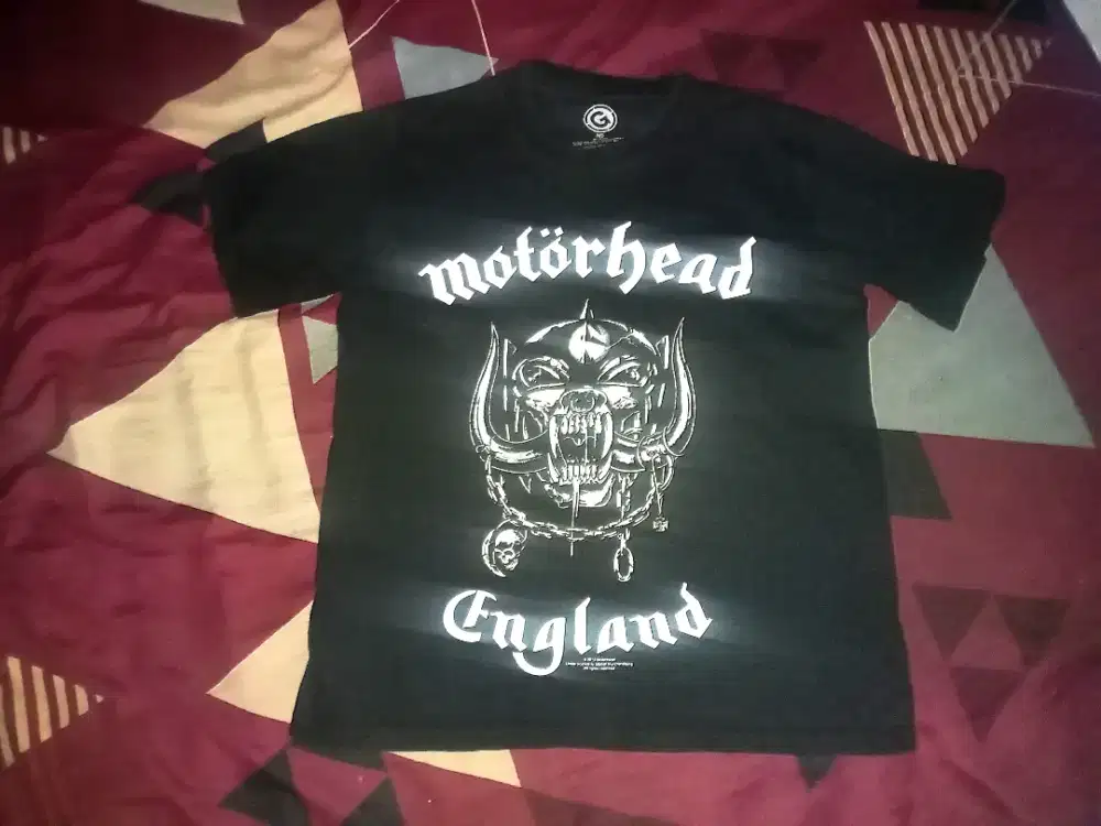 Kaos band vintage musik metal motorhead original tee shirt