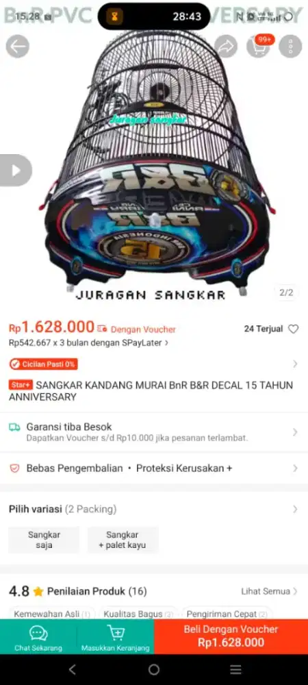 Jual rugi aja 1,5 nego