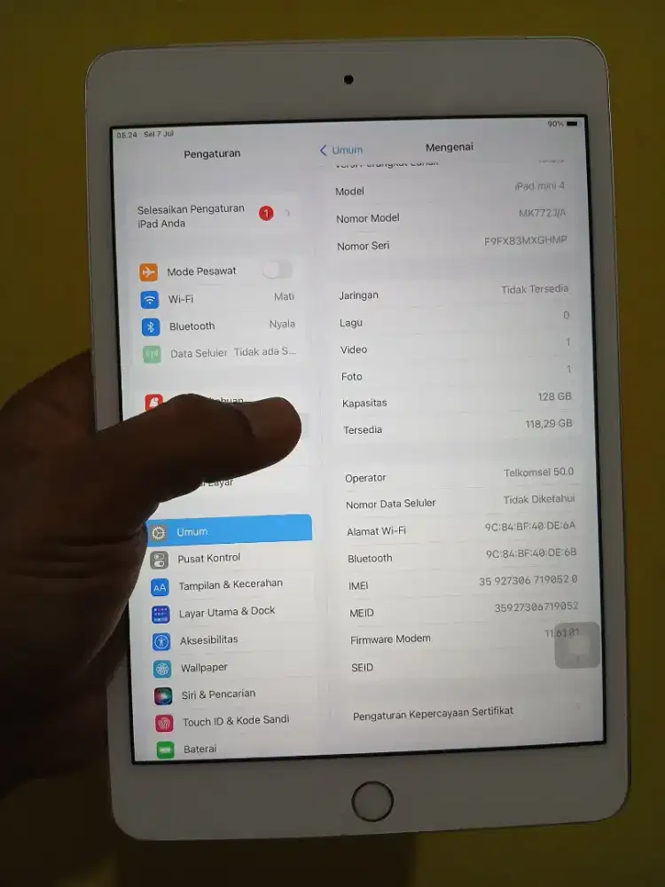 iPad mini 4 128gb