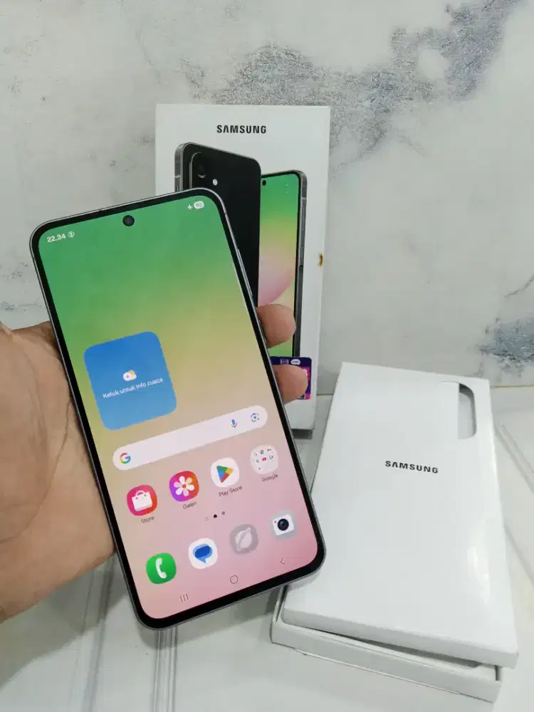 Samsung galaxy A56 ram12/256 lengkap segel mulus