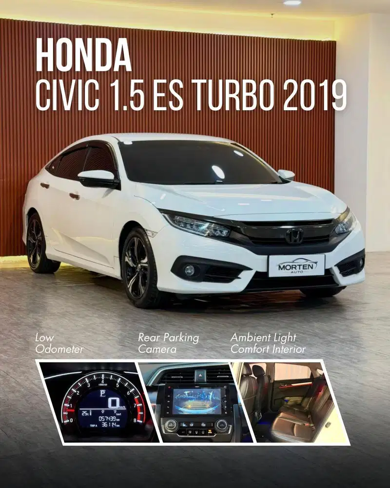 [BEST DEAL!] Honda Civic 1.5 Turbo ES Sedan 2019, Putih