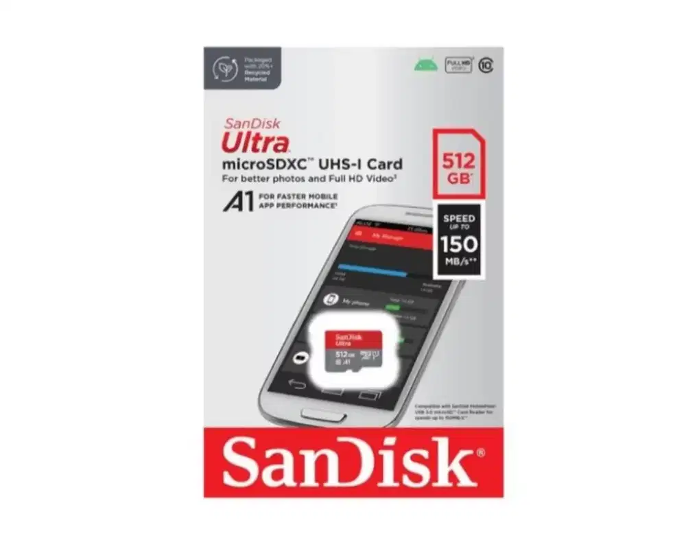 Sandisk micro SDXC ultra A1 512 gb , no adaptor