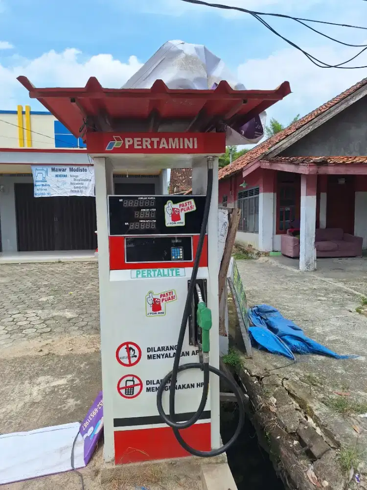 Jual pom mini pertalite second tapi masih bagus
