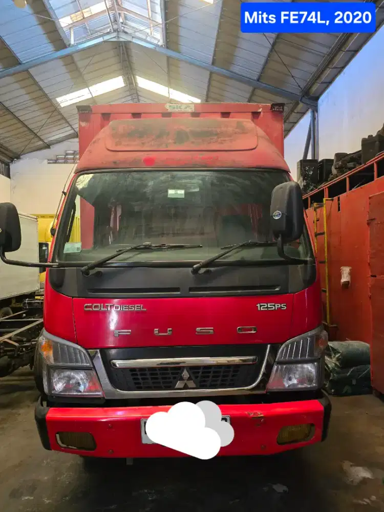Truk Mitsubishi Canter 6roda Long Chasis Box 2020