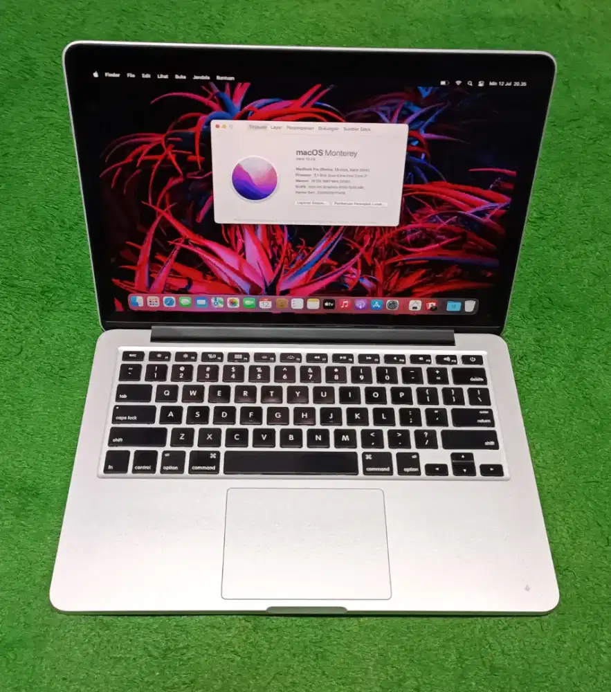 Apple MacBook Pro 2015 13inch i7 16/256 GB Silver Murah
