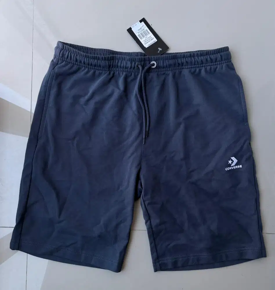 Celana Converse Standard Fit Wearers Left Star, Navy, XL, Ori 100%