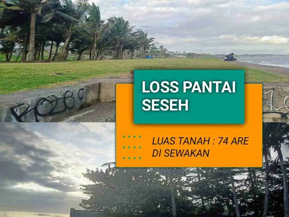 loss pantai seseh 74 are tanah sewa