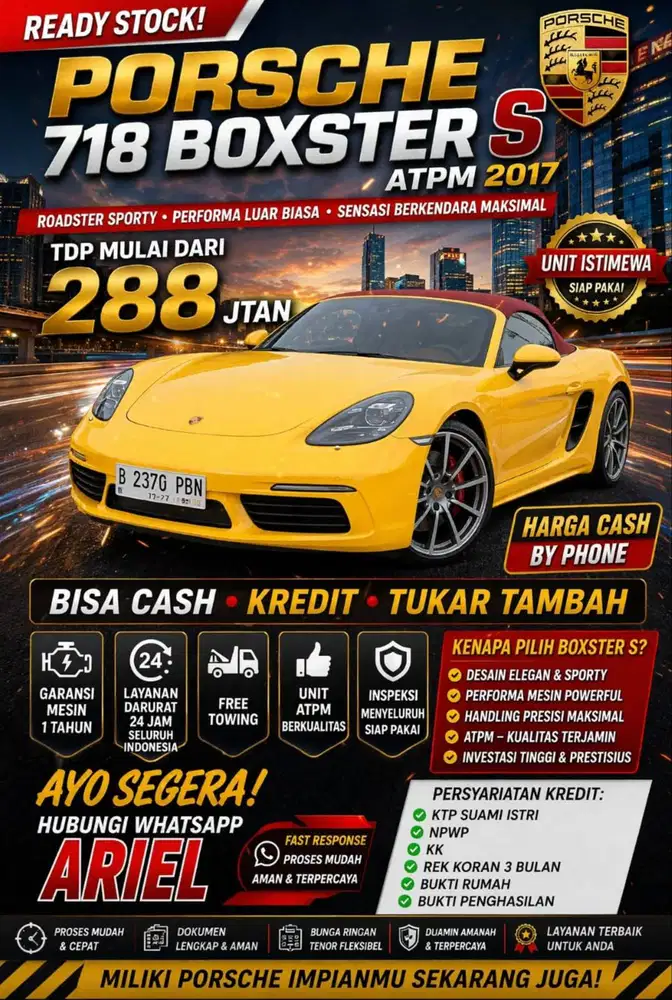 Porsche 718 Boxster S ATPM 2017