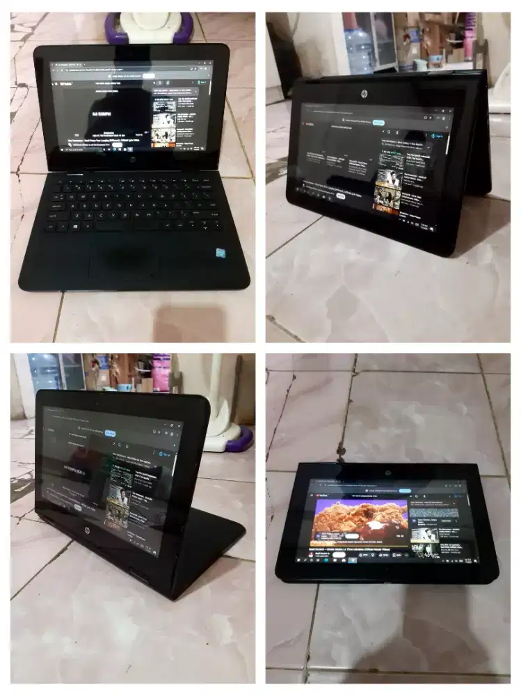 Laptop HP bisa dilipat dan layar sentuh