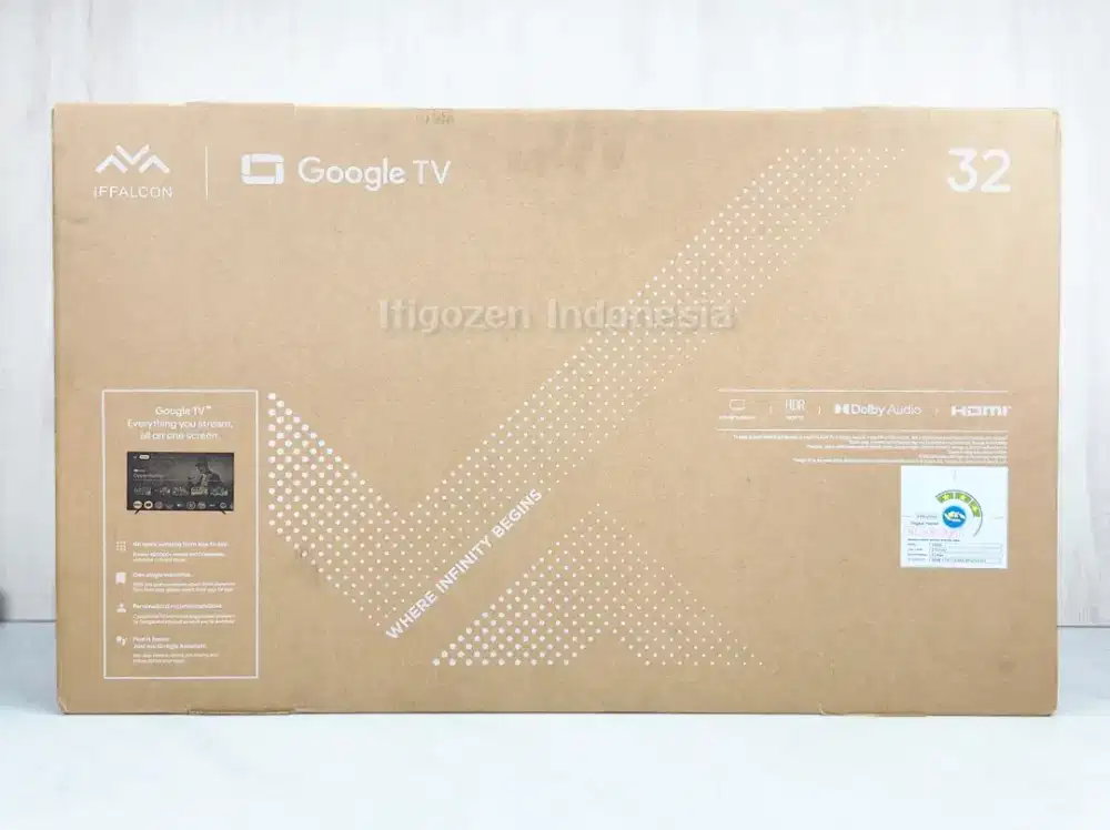 Preloved Baru TV TCL iFFALCON 32S55 Google TV 32 Inch | Smart TV