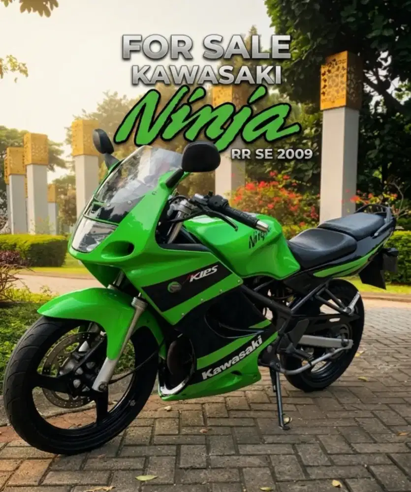 Kawasaki Ninja RR old Hijau 2009 Hijau SE