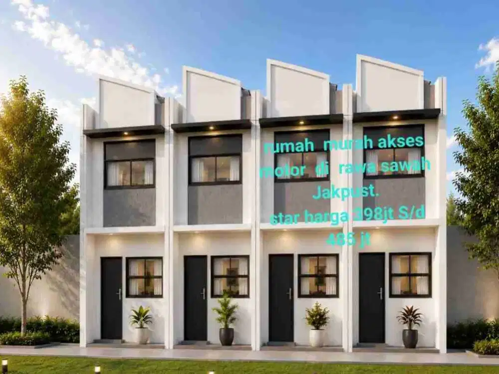 Rumah Layak Huni Di Rawa sawah Akses Motor