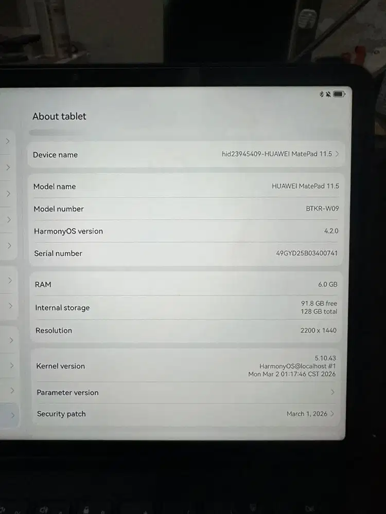 Huawei mattpad 11.5