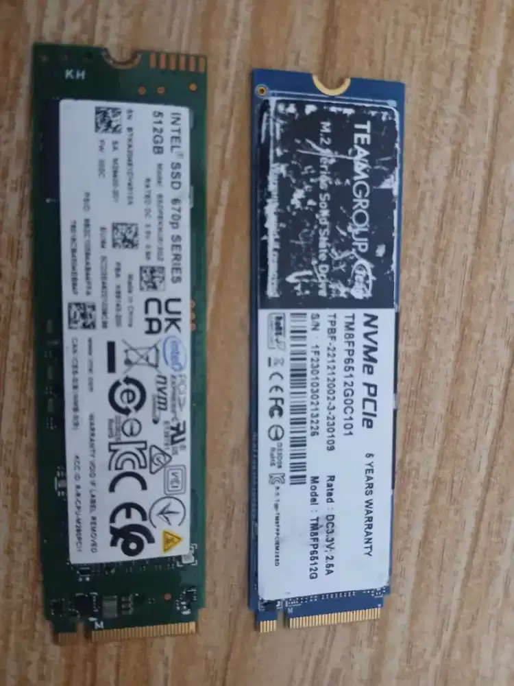SSD NVME M2 512GB 2 keping