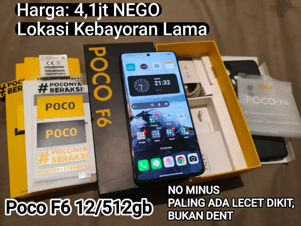 Poco F6 12/512gb