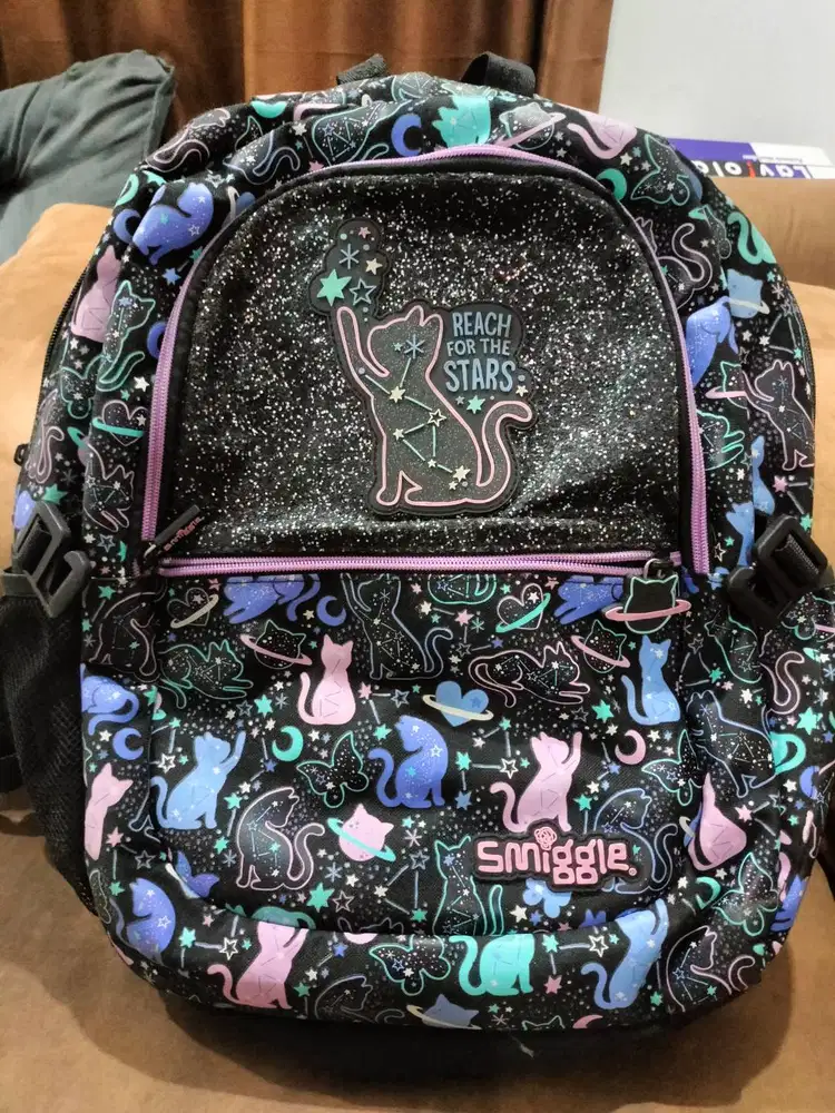 Original smiggle cats bag and lunchbag