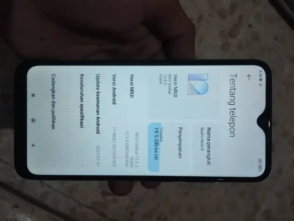 Redmi Note 8 4/64 Hp+Cas