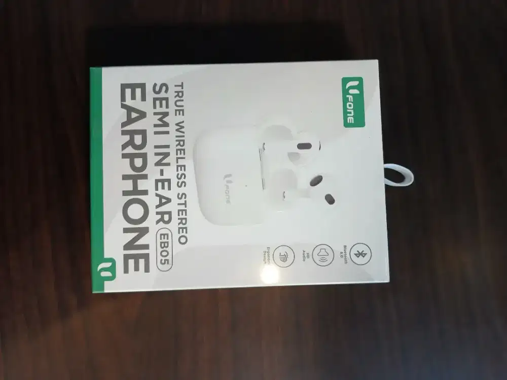 Ufone EB05 TWS Earphone Bluetooth 6.0 Semi In-Ear HD Audio