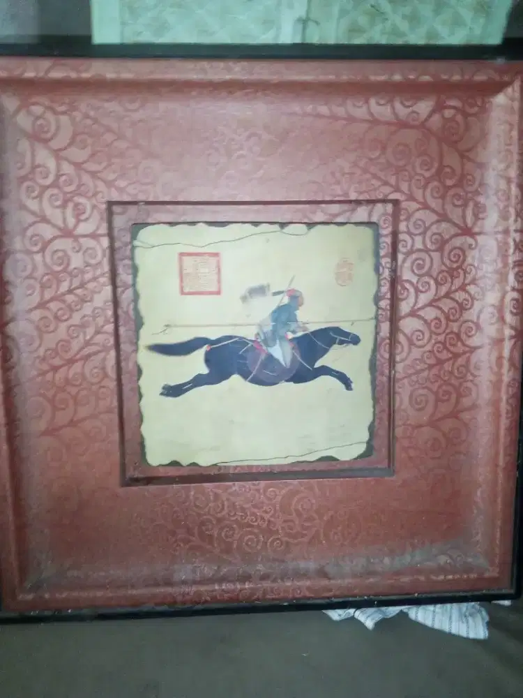 Antik pajangan lawas 70x70cm kondisi ok Rp.300rb