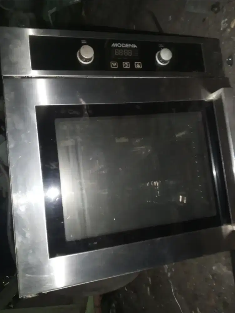 Oven listrik tanam modena 67L kondisi ga test Rp.900k