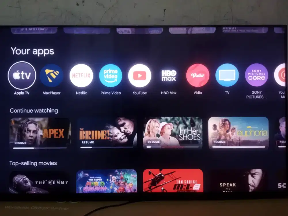 Sony Google tv 55 inch 4K Xr55x90k