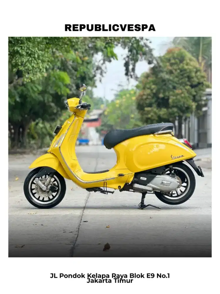 JUAL VESPA SPRINT 150 IGET ABS LED TH 2019 PERFECT CONDITION