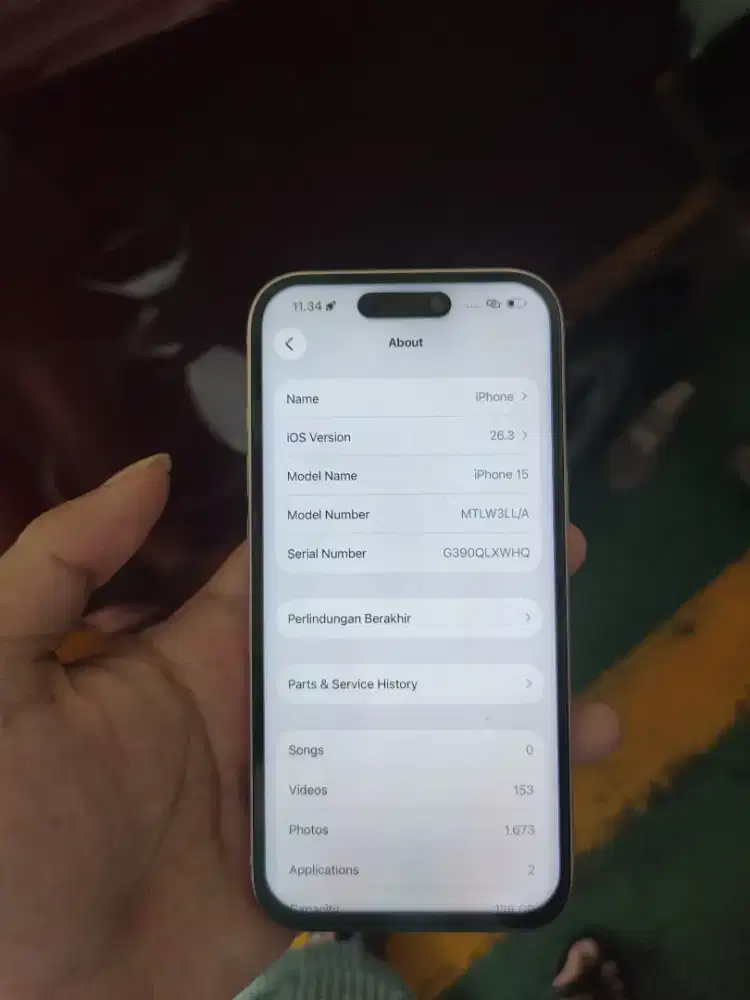 iphone 15 128 fullset