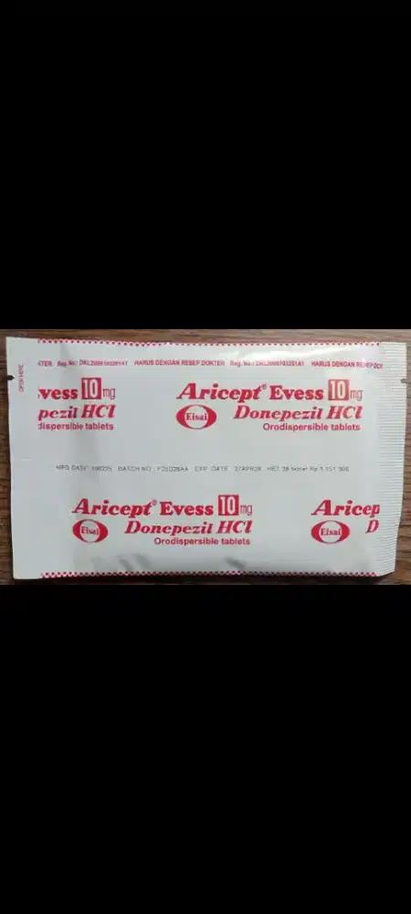 Alzheimer Aricep 10 mg