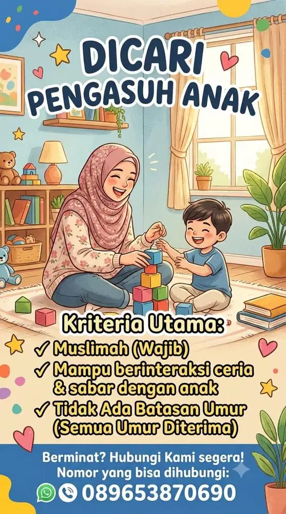 Pengasuh anak umur 1 tahun