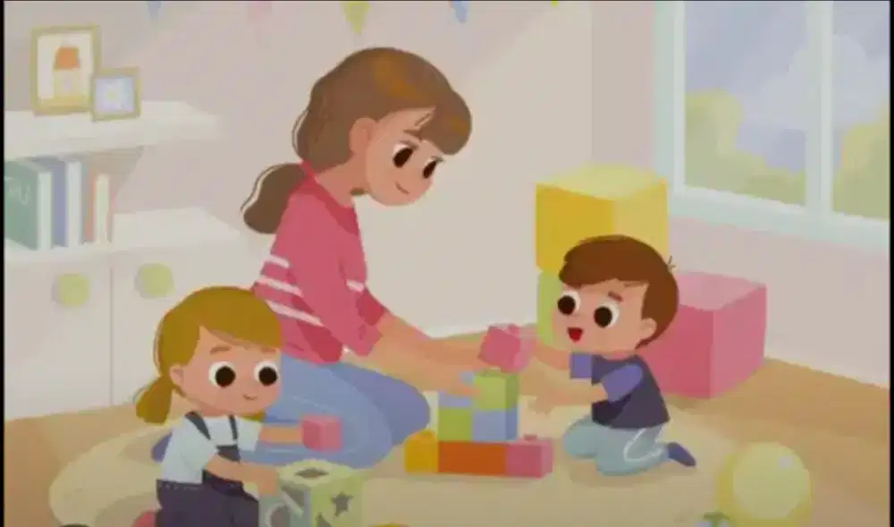Menjaga 2 anak (Toddler & Bayi)