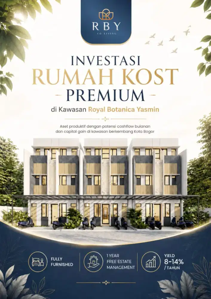 Investasi Rukost Elite, RBY Co-living Kawasan Premium Kota Bogor