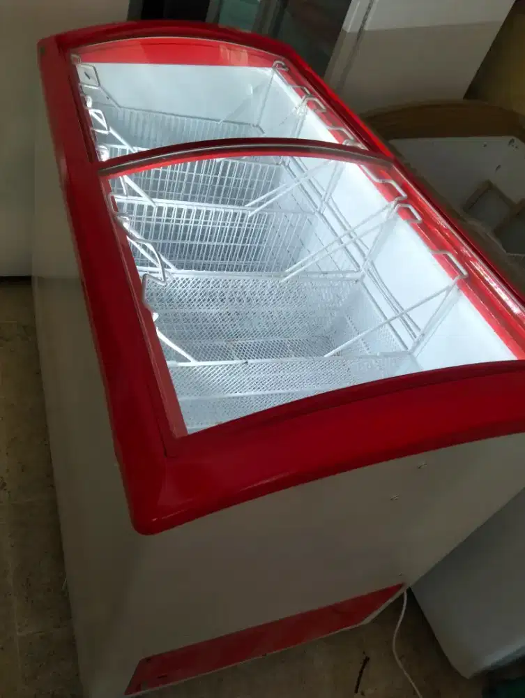 Frezzer Kaca HAIER 330 Liter Mulus Orisinil