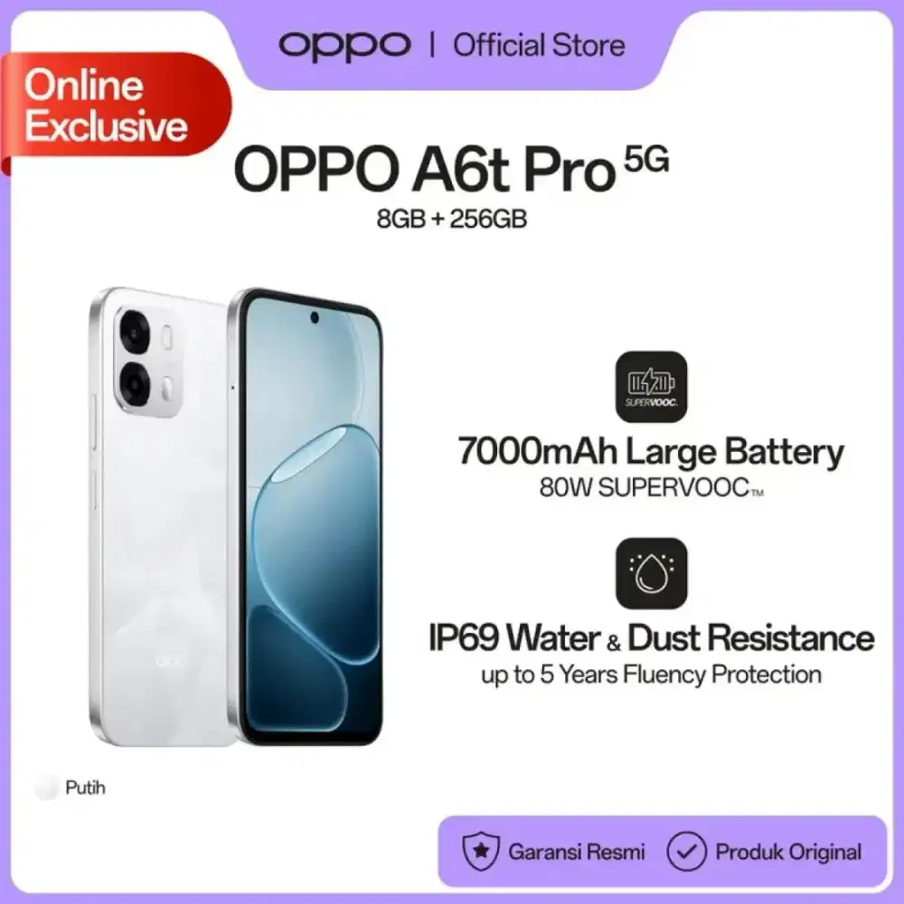Oppo A6t Pro 5G 8/256 gb New