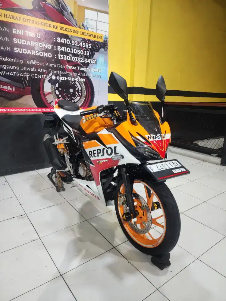 CBR 150 cc REPSOL TAHUN 2016,KM SERIBU PERAK