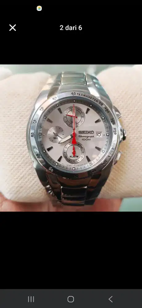 Seiko chronograph alarm SNA519P1