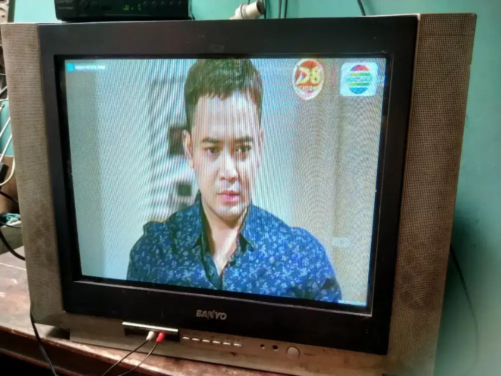Tv tabung SANYO 21 inc slim