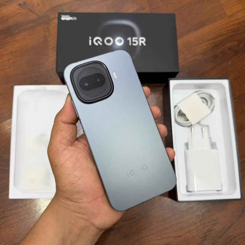 iqoo 15r 12/512gb hitam super mulus