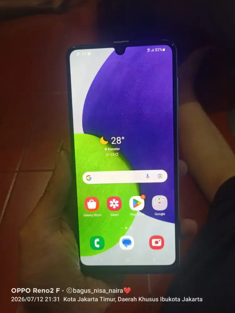 samsung galaxy a22 6+6/128 fullsett