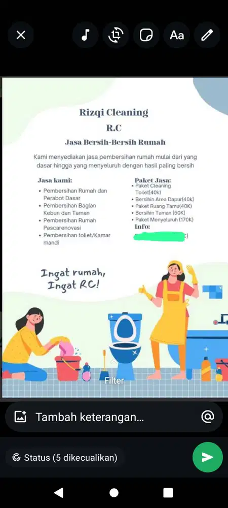 Cleaning Home Dijamin Bersih