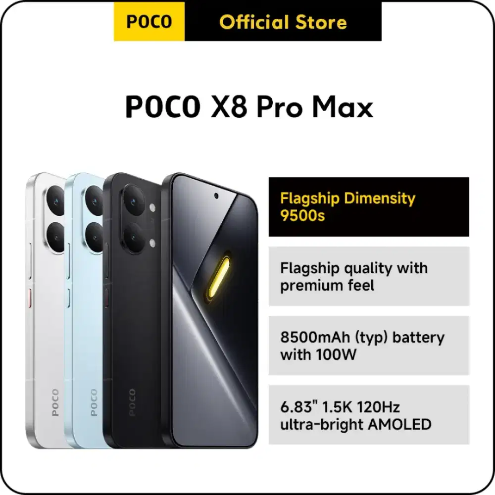 Poco X8 Pro Max 5G 12/512 & 12/256 gb New
