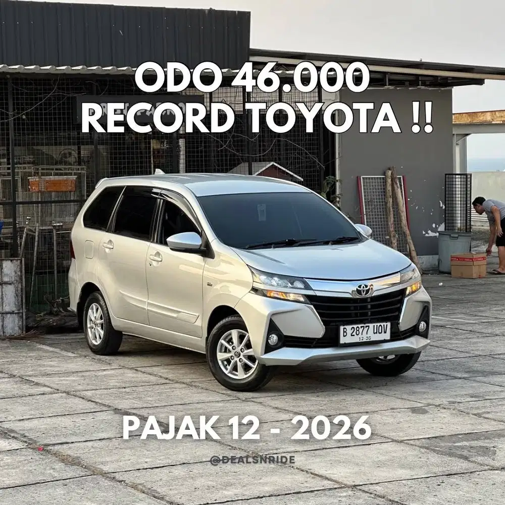 ODO 46.000 ANTIKK !! PAJAK 12/2026 TOYOTA AVANZA G MANUAL 2020 ANTIK