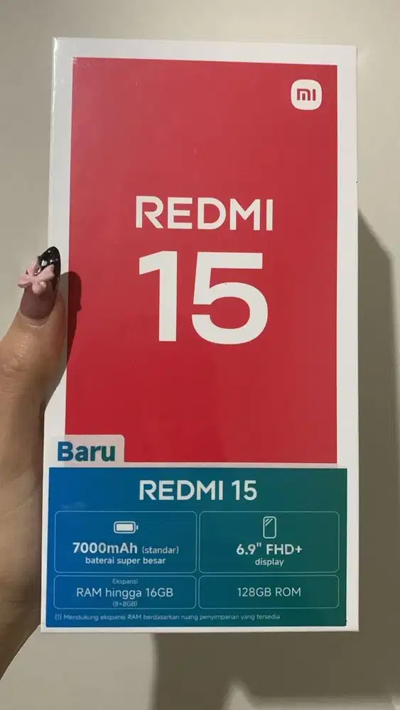 XIAOMI REDMI 15 8/128GB MIDNIGHT BLACK