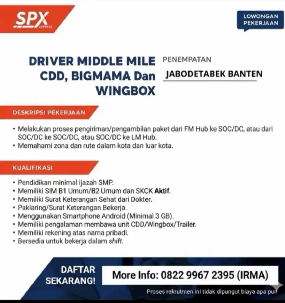 Shopee express Driver