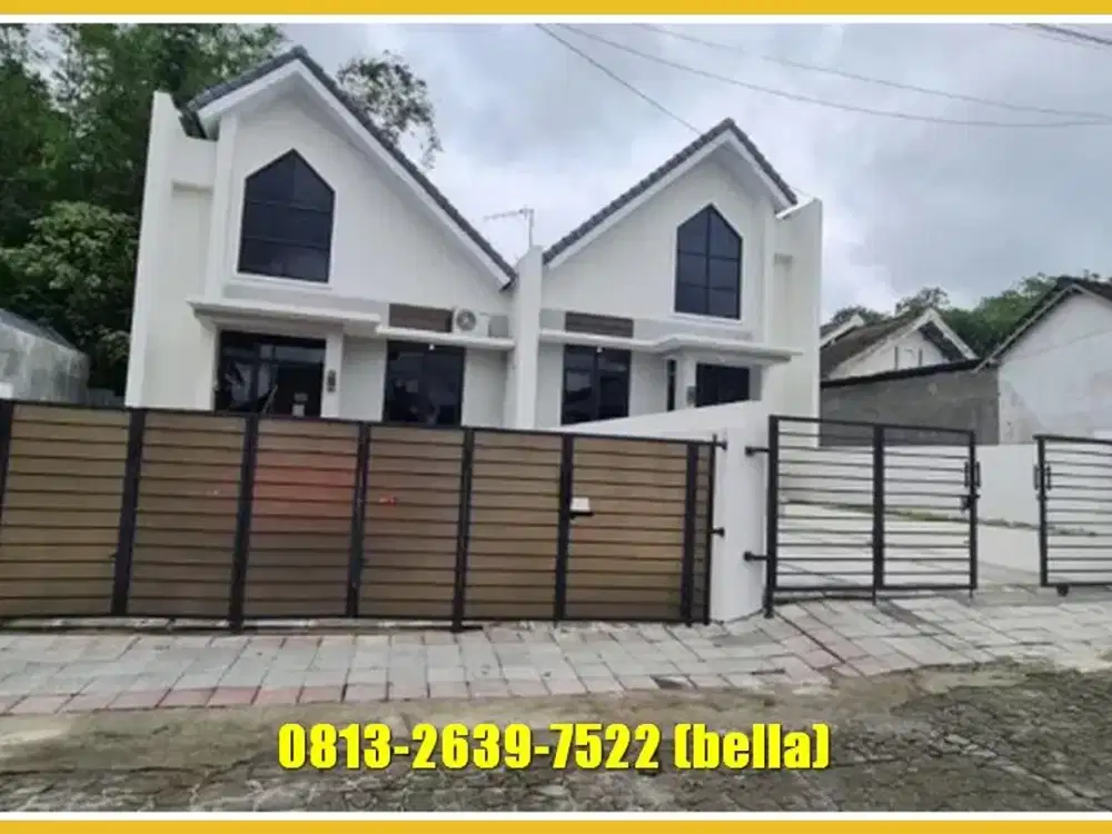 dekat SMA N 1 Ngaglik dijual rumah scandinavian di jl palagan km 10 donolayan