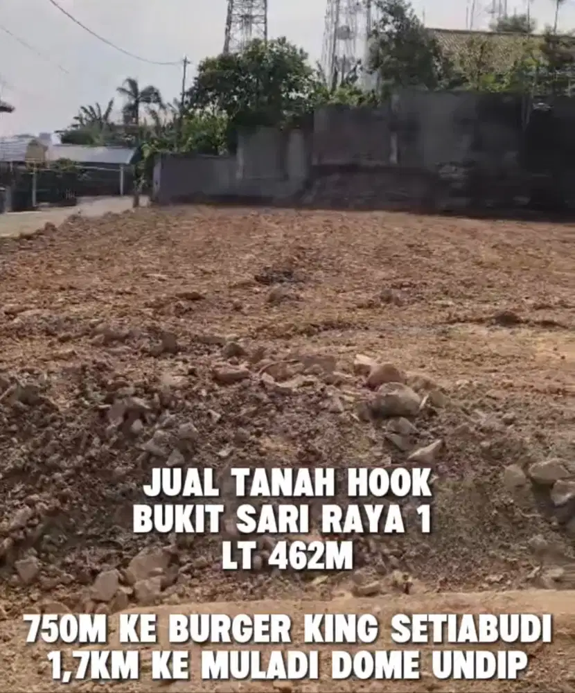 Jual tanah bukit sari semarang