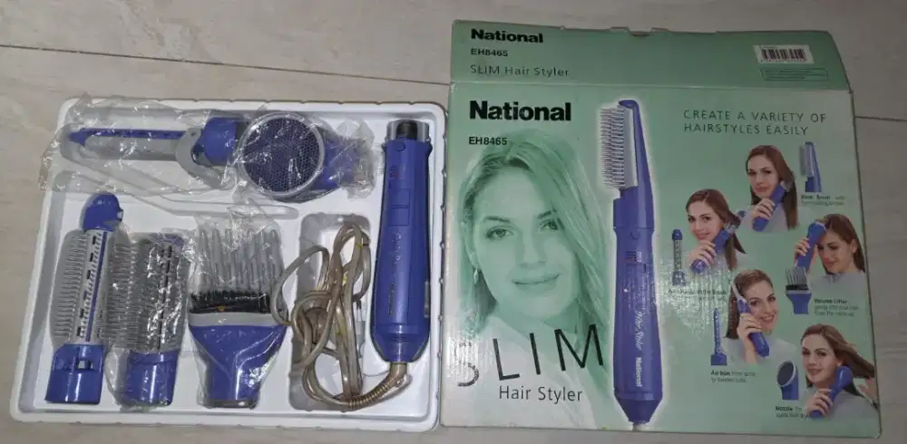 National Slim Hair Styler Model EH8465