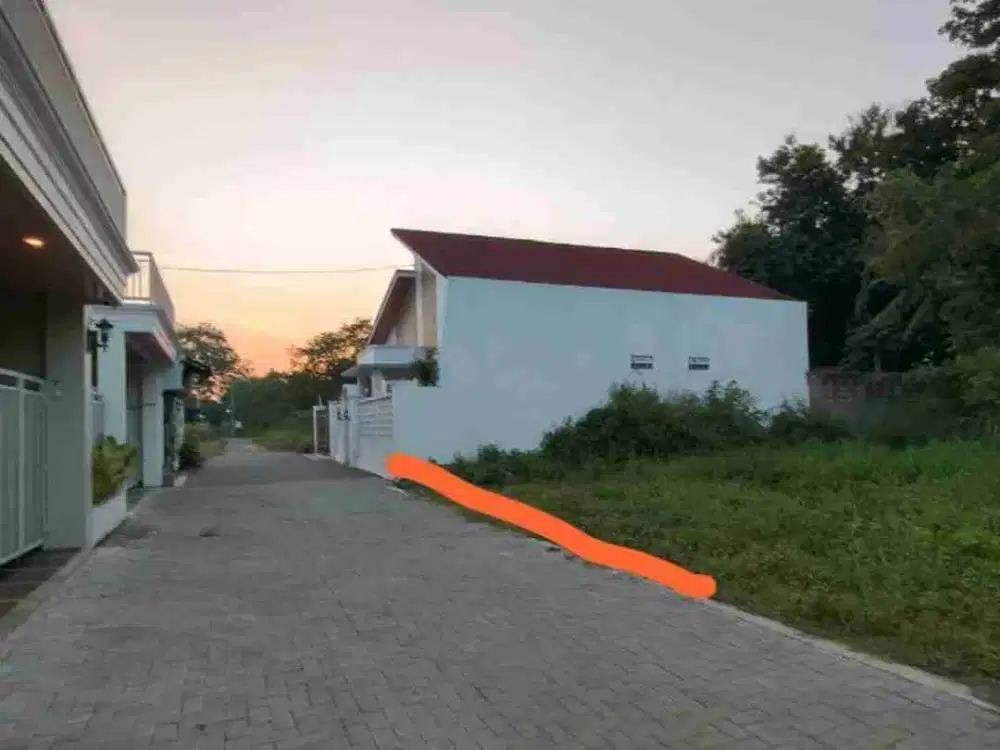 JUAL TANAH BAGUS LINGKUNGAN ELIT WEDOMARTANI NGEMPLAK
